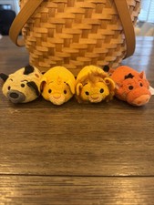 Authentic Disney Lion King Tsum Tsum set of 4 Plush Toys Collectibles