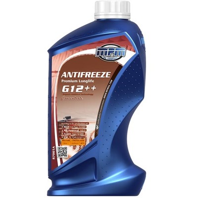 Kühlerfrostschutz Konzentrat G12++ rot 1L Longlife MPM Premium Frostschutz VAG