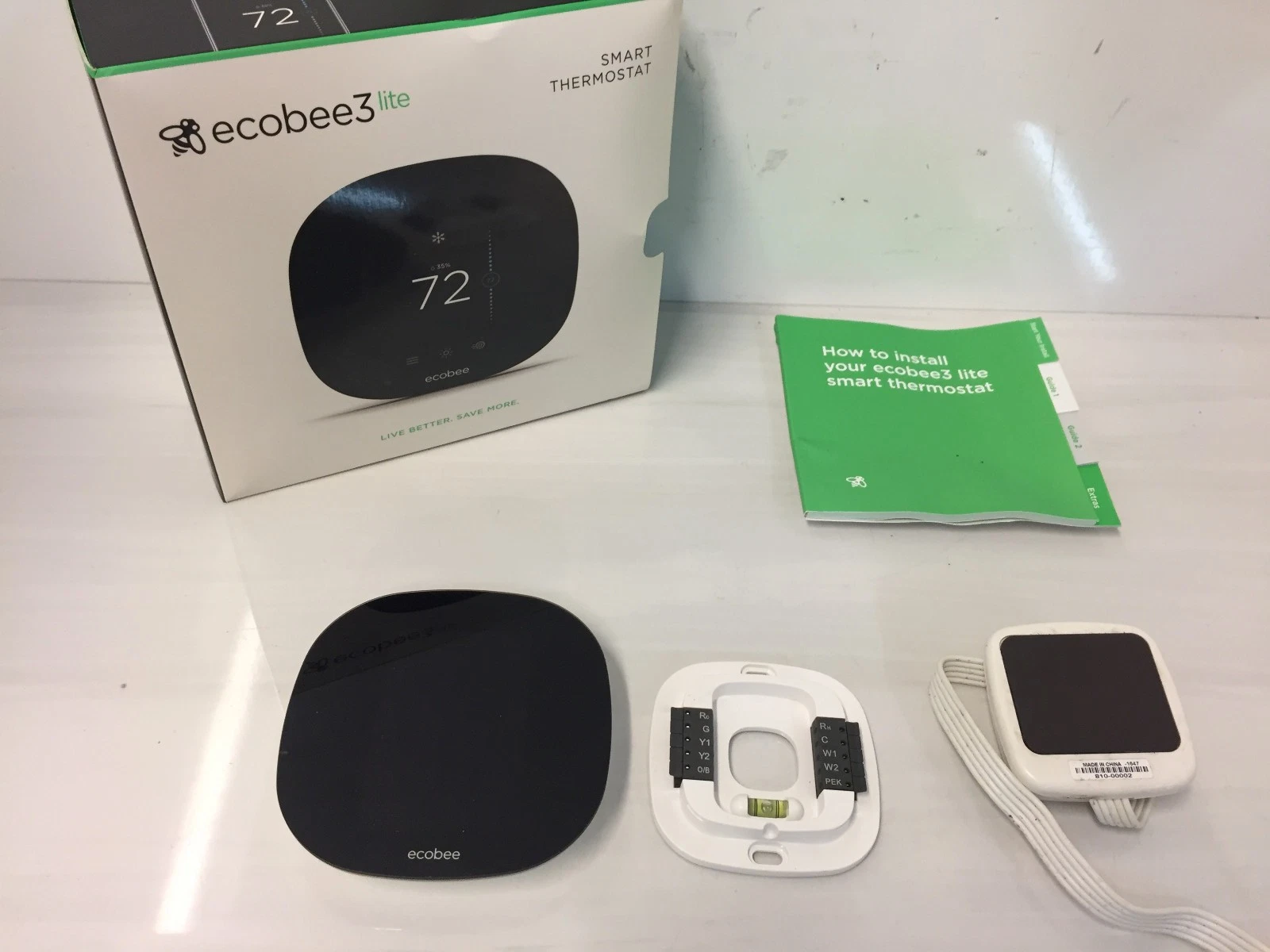 ecobee 3 Lite Smart Thermostat Black (EB-STATE3LT-02)
Opens in a new window or tab