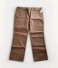 Duluth Fire Hose Pants Mens 48x34 Brown Workwear Utility Carpenter 5 Pocket New