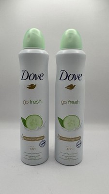 Dove Go Fresh Antiperspirant Deodorant Spray - Cucumber & Green Tea 250ML 2 Pack
