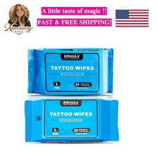 Green Soap Tattoo Wipes, 40 Count L All in One Cleaning Wipes to Clean Skin ...