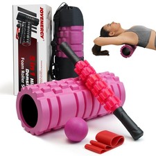 5 in 1 Foam Roller Set, Trigger Point Foam Roller Patented, Massage Stick, Ma...