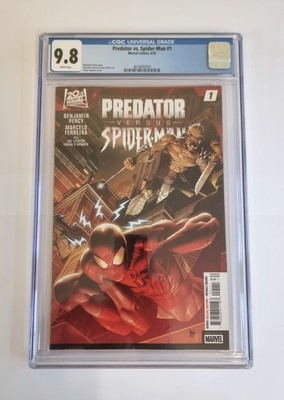  PREDATOR vs SPIDER-MAN #1 (2025) CGC 9.8 COVER A - 1st APPEARANCE SKINNER 