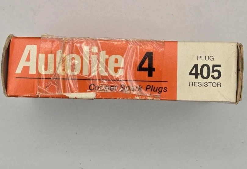 Bujías Autolite Nº 405 punta estándar NOS 4 pack cobre cristal sello 14mm Foto 4 de 4