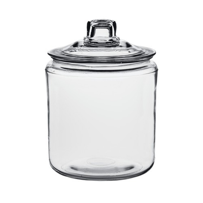 #ad 1 Gallon Clear Glass Large Jar Wide Mouth with Sturdy Classic Lid For Storing US $16.23