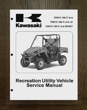 750 FI 4x4 LE SPort UTV Service Repair Manual Fits Kawasakit Terix 750 K766