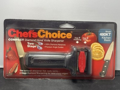 Chef's Choice 2-Stage Manual Diamond Hone Knife Sharpener Model 480KT