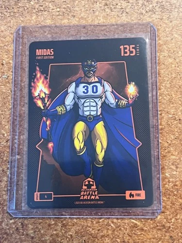 2025 Bo Jackson Battle Arena Update FIRE NON FOIL # 4 MIDAS Stephen Curry