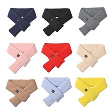 Portable USB Rechargeable Heated Neck Scarf Wrap for Winter Warmth Neck Heater