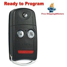 Keyless Remote Flip Key Fob For Acura Mdx Rdx 2007 2008 2009 2010 2011 2012 2013