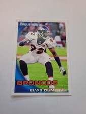 2010 Topps #166 Elvis Dumervil Denver Broncos football card