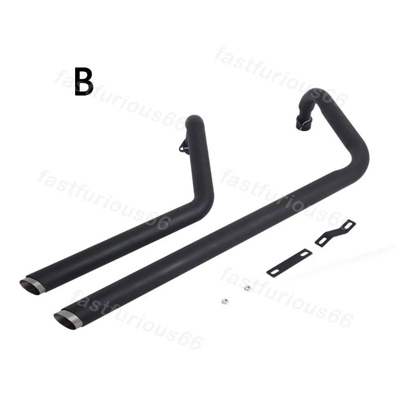 Sistema de escape VT1100C tubo silenciador negro para Honda Shadow ACE 1100 VH 1995-2008 Foto 3 de 4