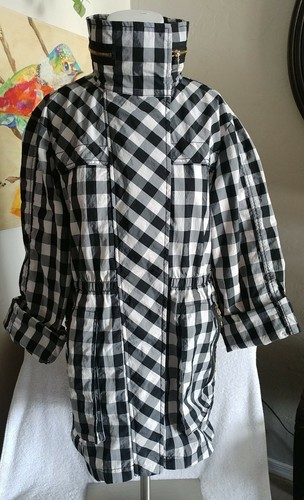 Vintage Casablanca Womens Checkered Blk 
