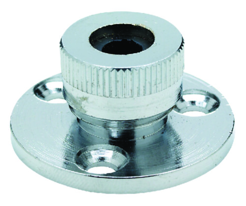 Cable Salida Impermeable Cromado Latón 1/4" Diámetro Cable Base 1-1/4" - Imagen 1 de 2