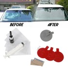 Windscreen Windshield Repair Tool Set DIY Car Kit Wind Glass For Chip Crack Fix