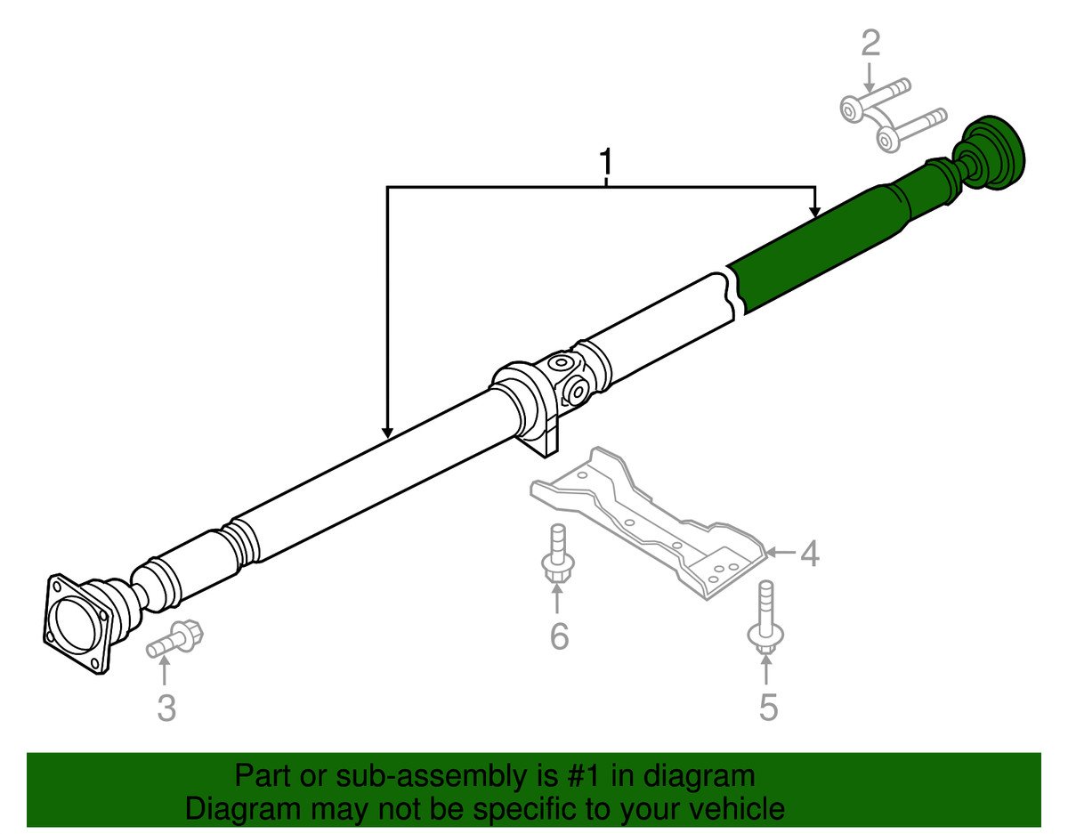 Ford OEM 2016 Explorer Rear-drive Shaft FB5Z4R602A for sale