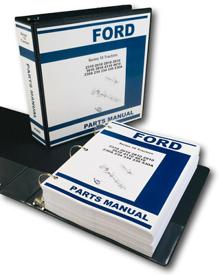#ad #ad Ford 2310 2610 2810 2910 3610 Tractor Parts Manual Catalog Series 10 Book $89.97