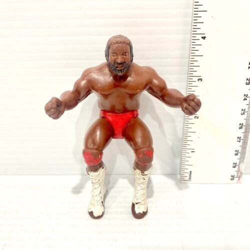 Vintage 1985 Titan Sports WWE Junkyard Dog Rubber Thumb Wrestler - Free Postage