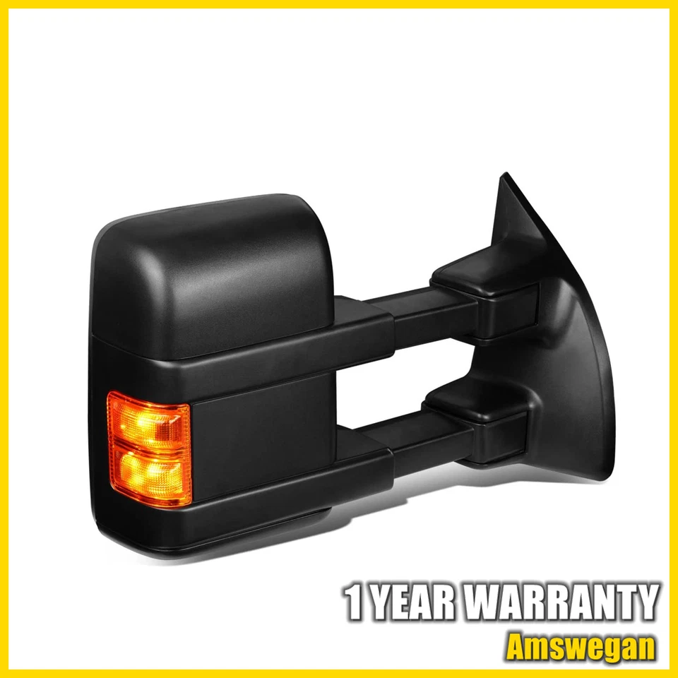 [Derecha] Señal de giro del espejo retrovisor eléctrico térmico para camioneta Ford F-250 Super Duty 2009-16 Foto 2 de 4