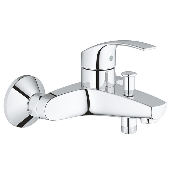 Grohe Eurosmart Einhand-Wannenbatterie 33300002 Aufputz Wandmontage Dn 15 Hebel-image