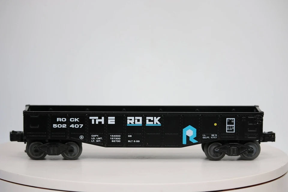 Williams O Gauge THE ROCK Gondola 502407 1:48 Cool Graphics And Excellent Colors - Image 3 of 4