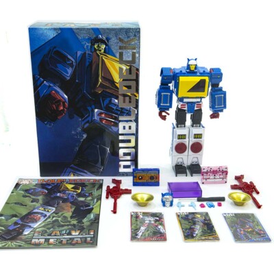 KFC Eavi Metal Phase 4B Doubledeck Blaster P-4B Blue Transformation Figure toy