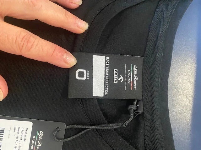 Alfa Romeo Racing F1 Essential T-Shirt Black Women size, M , L or XL - Image 2 of 4