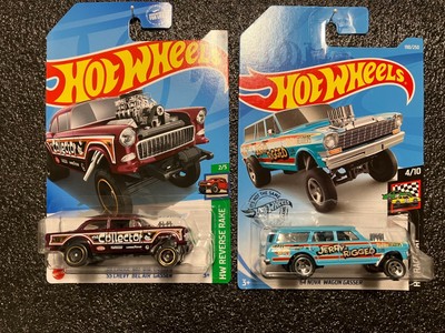 Hot Wheels GASSER LOT...2024 '55 CHEVY +++ '64 NOVA WAGON (JERRY RIGGED)