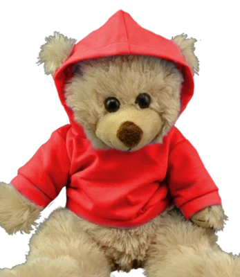 TEDDY MOUNTAIN Roter Hoodie Hoody Oberteil 16" Teddybär Kleidung Outfit Fit Build a Bear