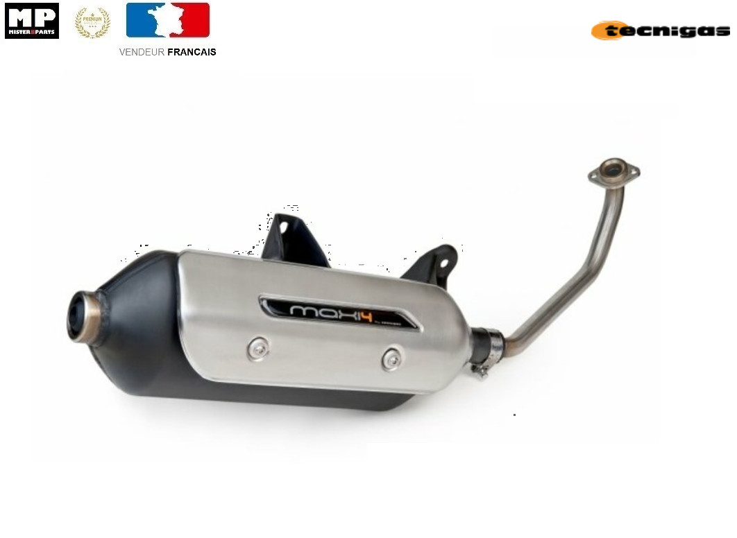 Ligne d'échappement maxi4 homologuée pour scooter SYM GTS 300 i EVO