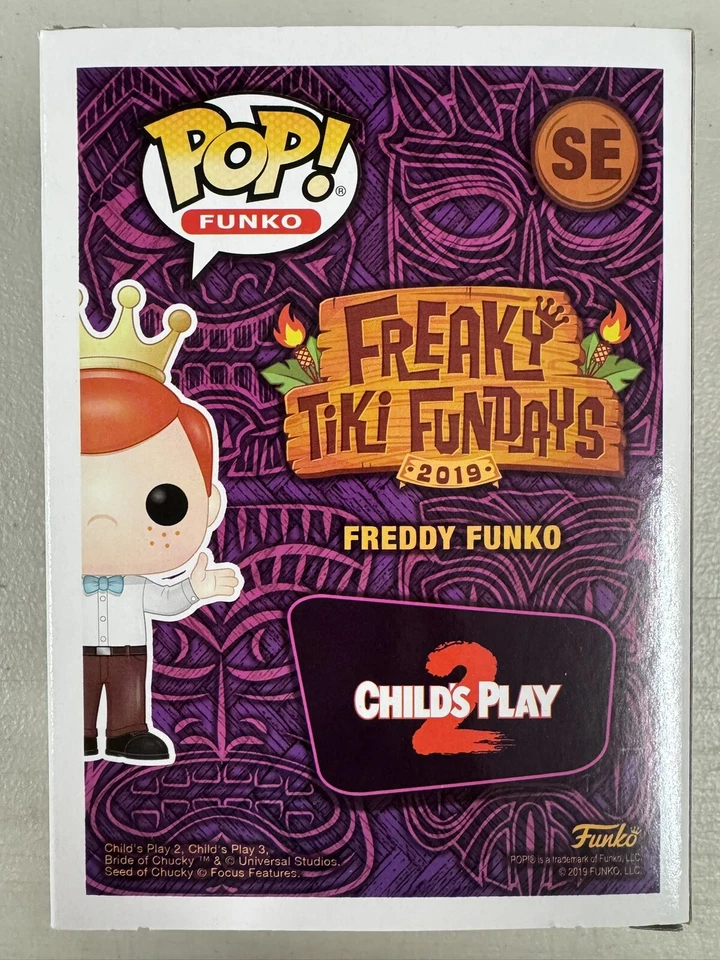 Freddy Funko as Chucky SE ~ Pop Vinyl ~ 5,000 PCS ~ 2019 Box of Fun + HARDCASE - image 4 of 4