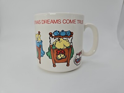 Vintage Russ Berrie May All Your Christmas Dreams Come True Mug Cup 360 England