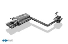 FOX Komplettanlage ab Kat. 2x76mm uneingerollt für Mercedes 190 W201 1.8l 2.0l