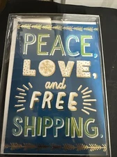 Hallmark Christmas Cards Peace Love Set of 16 Holiday Greeting Cards