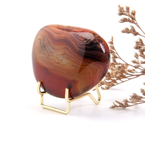 Antique Alloy Crystals Agate Display Stand Holder Base Rack Photography Prop LE - Picture 10 of 13