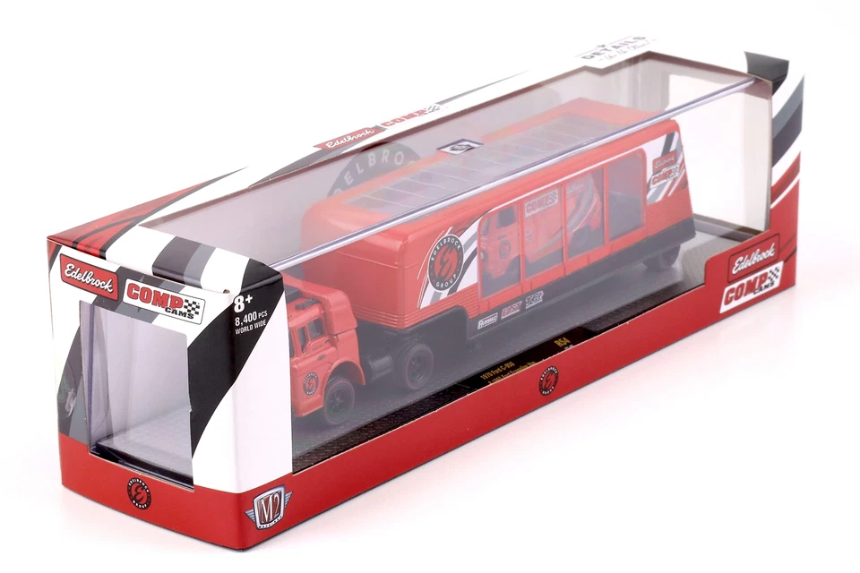 1:64 M2 Machines 1970 Ford C-950 Auto Camion & 1965 Ford Ecoline Van Edelbrock - Immagine 3 di 3