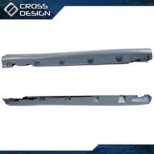 Exterior Rocker Panel Molding Trim Driver & Passenger Fit For 12-16 Ford Focus 