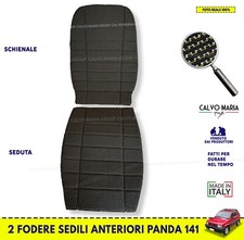 Fodere Fiat Panda Young Hobby 1986 2003 sedili 2 Foderine Anteriori IMBOTTITE di