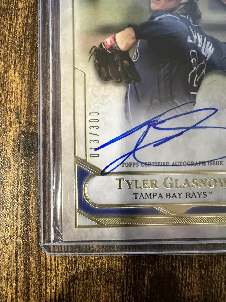 2021 Topps Tier One Tyler Glasnow Auto 13/300 - Image 4 of 4