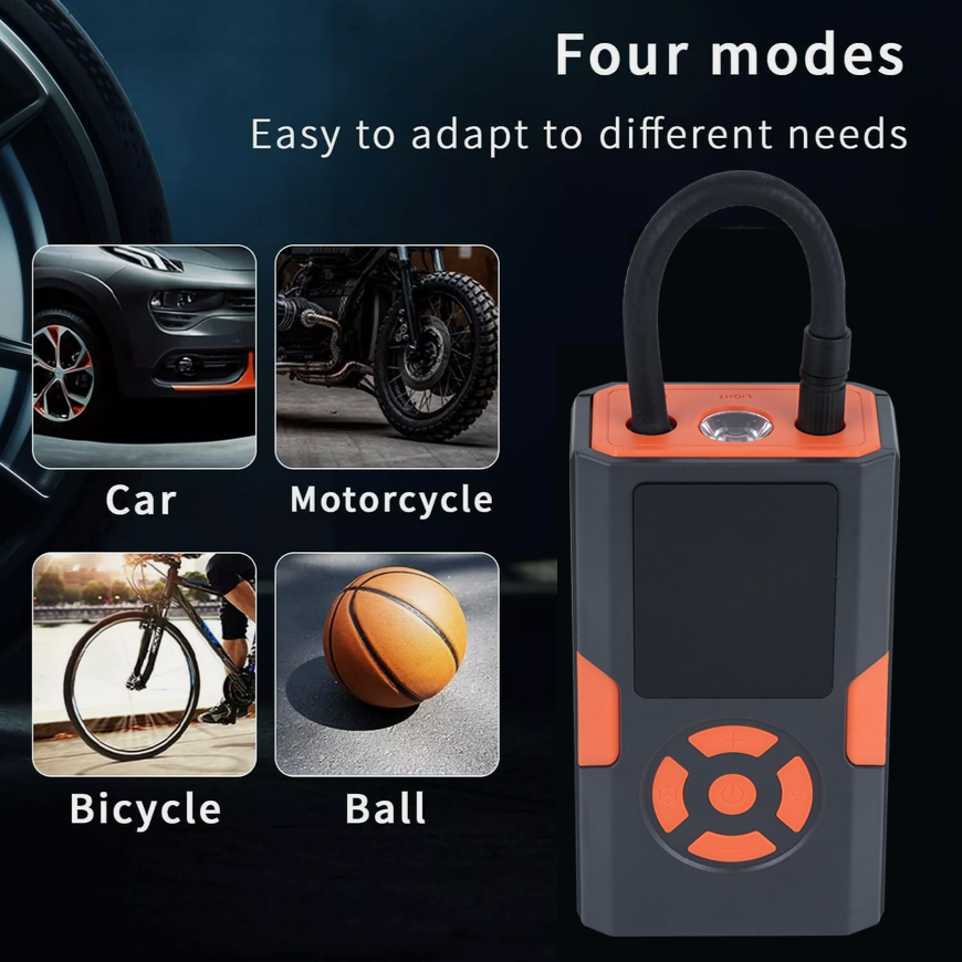 150 PSI Air Compressor Tire Inflator Fits Car Moto Bike Tires Air Pump