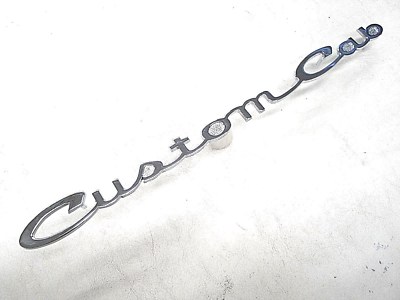 1961-1966 Ford Truck Custom Cab Door Emblem Script (X1) | C1TZ8125622A ...