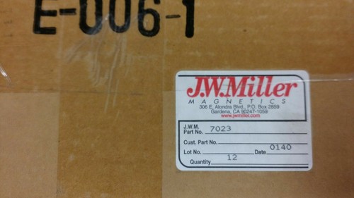 (2PZ)7023 MILLER Induttore Doppia Linea Toroide 450uH/250uH 15% 1KHz 2.5A 240mOhm DCR - Foto 2 di 2