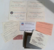 VINTAGE Lot Of Union Pacific Railroad Vintage Awards/Merits EPHEMERA AMERICANA