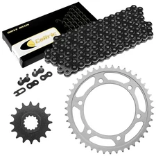 Black Drive Chain And Sprocket Kit for Yamaha YZF-R1 1998-2003 530-Chain Type