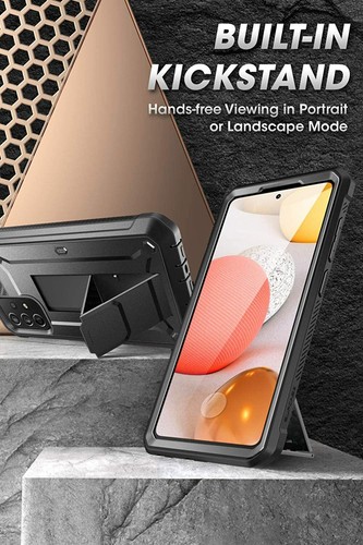 SUPCASE Multi-Layered with Screen Case +Stand Shockproof Cover for Galaxy A52 - Picture 3 of 28