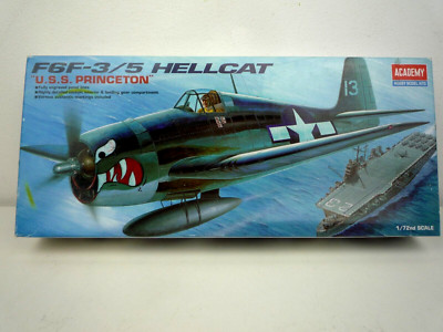 ACADEMY 2224 F6F-3/5 GRUMMAN HELLCAT FLUGZEUG AUS DEN USA Princeton Maßstab 1:72