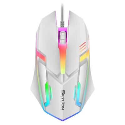 Skylion F1 Gaming Maus - weiß - NEU