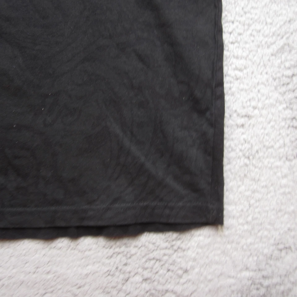 Camisa Southpole Para Hombres L Negra Suelta Grunge Spellout Ropa de Calle Años 90 Y2K Foto 3 de 4