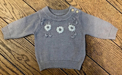 Lil'Atelier Baby Pulli NBFEDEL Grau GR.56-86